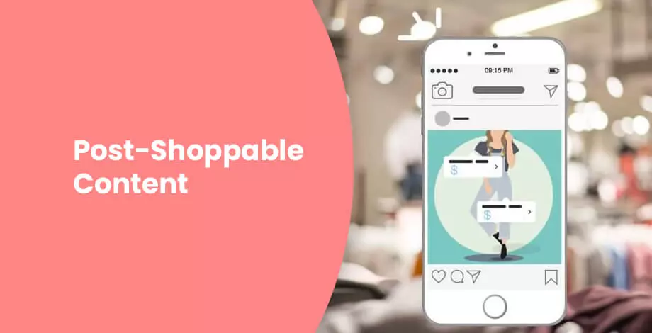 Instagram shoppable content